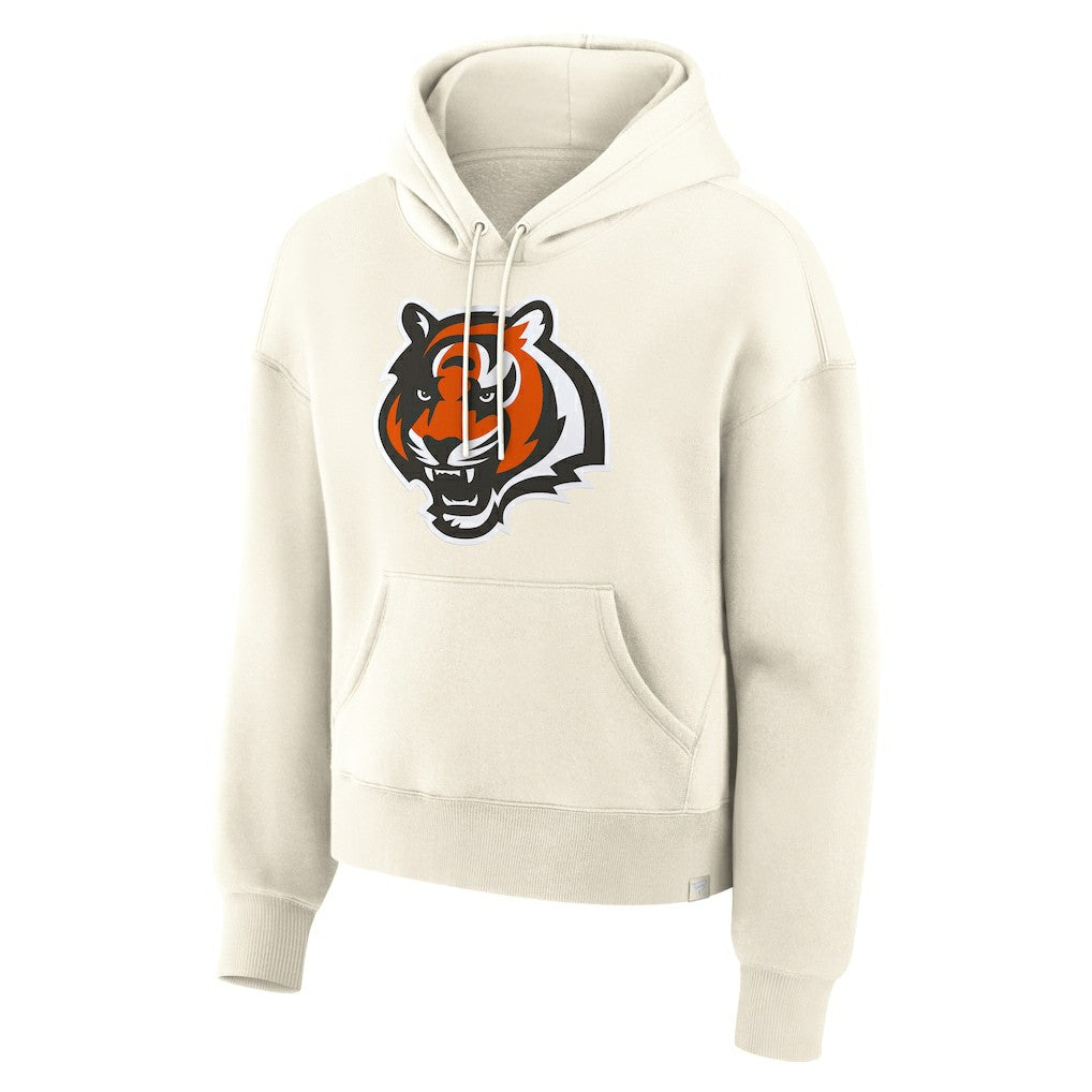 Cincinnati Bengals Women's Dove Legacy Pullover Hoodie - Cream cheap