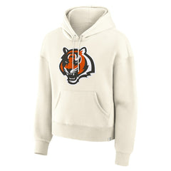 Cincinnati Bengals Women's Dove Legacy Pullover Hoodie - Cream cheap