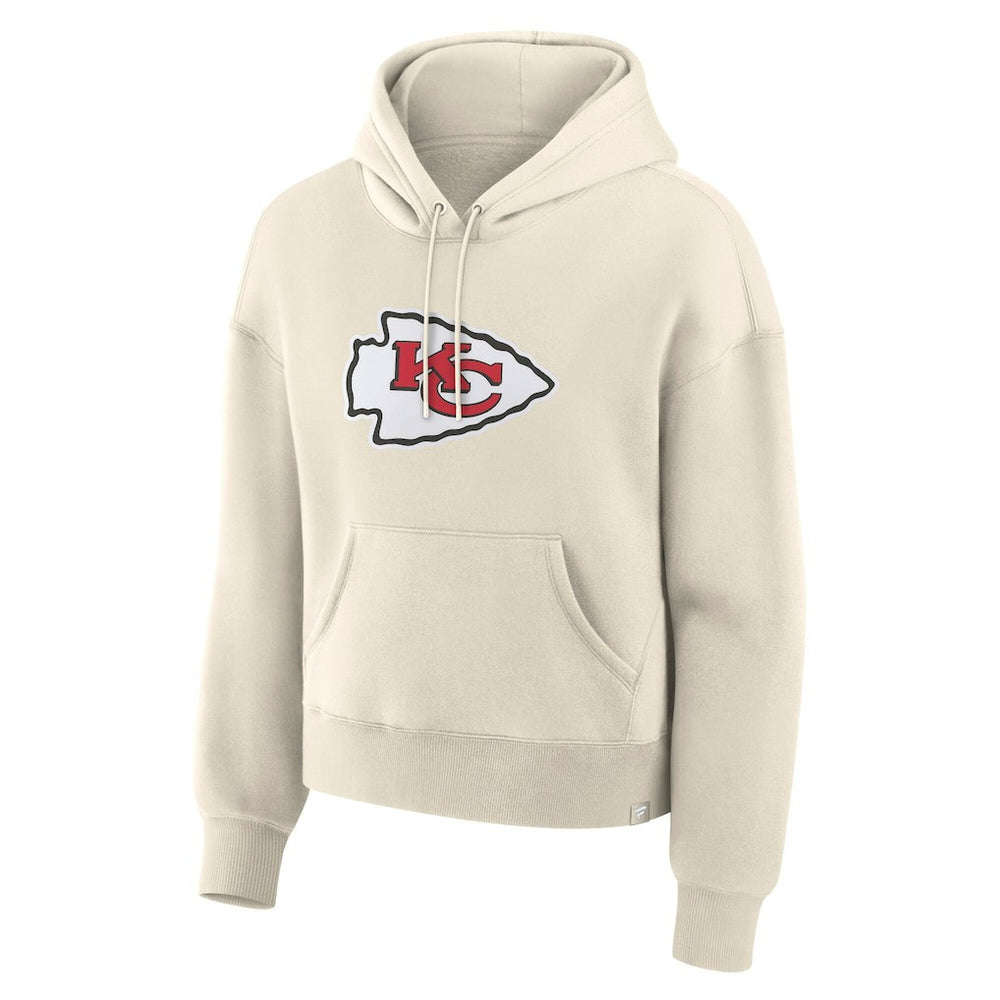 Kansas City Chiefs Women's Dove Legacy Pullover Hoodie - Cream sale