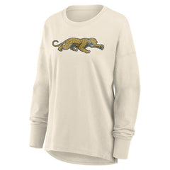 Jacksonville Jaguars Women's Dove Legacy Long Sleeve T-Shirt - Cream outlet