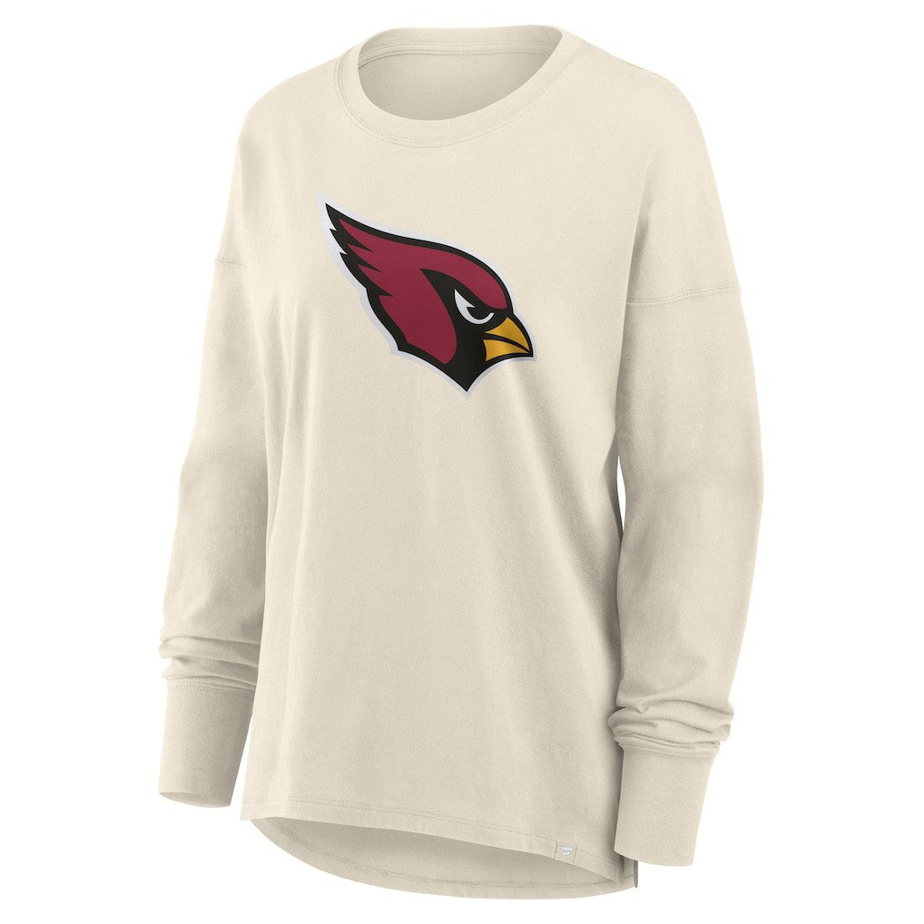Arizona Cardinals Women's Dove Legacy Long Sleeve T-Shirt - Cream sale