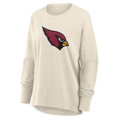 Arizona Cardinals Women's Dove Legacy Long Sleeve T-Shirt - Cream sale