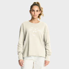 Carolina Panthers Women's Dove Legacy Long Sleeve T-Shirt - Cream online