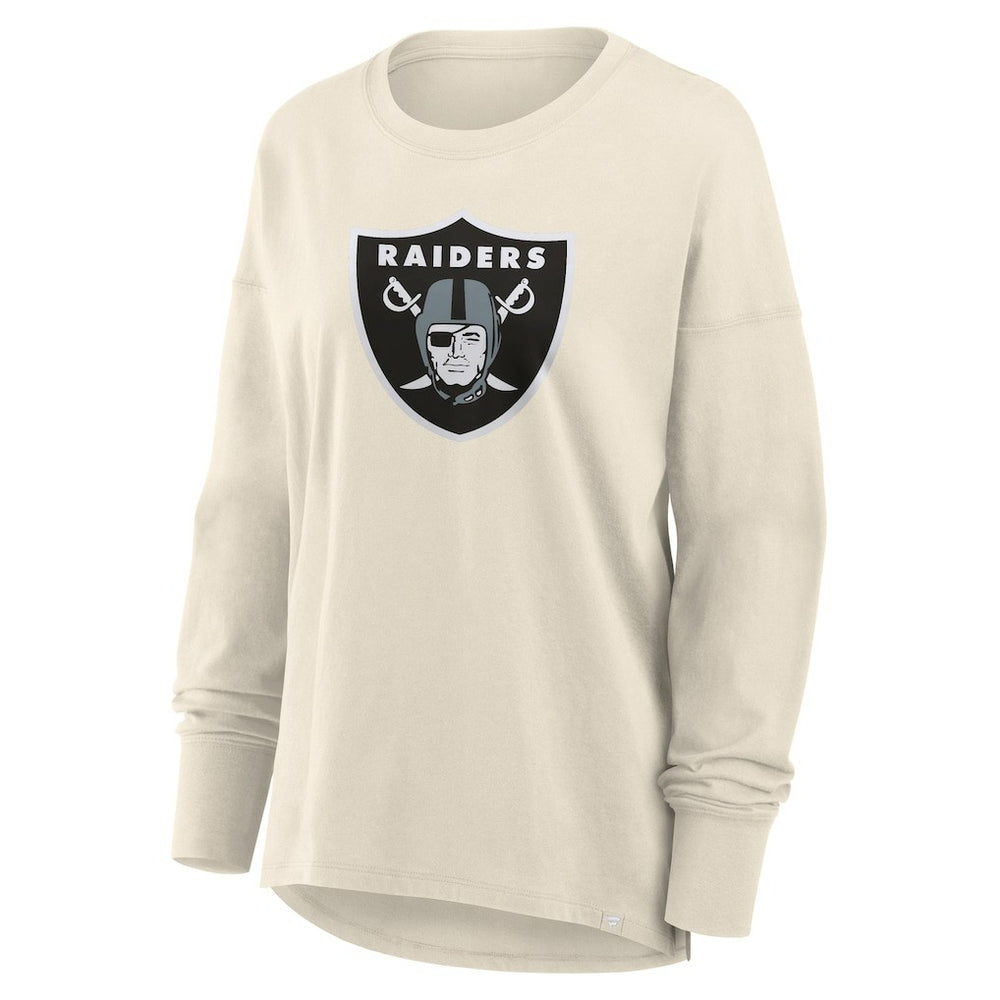 Las Vegas Raiders Women's Dove Legacy Long Sleeve T-Shirt - Cream sale