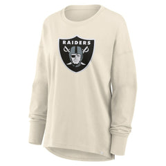 Las Vegas Raiders Women's Dove Legacy Long Sleeve T-Shirt - Cream sale