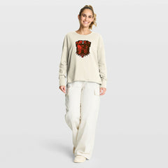 Cleveland Browns Women's Dove Legacy Long Sleeve T-Shirt - Cream on sale