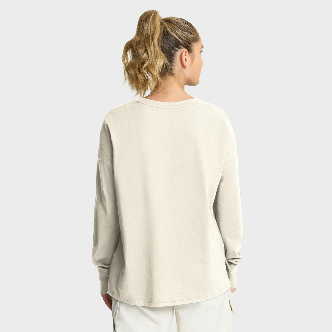 Tampa Bay Buccaneers Women's Dove Legacy Long Sleeve T-Shirt - Cream for sale