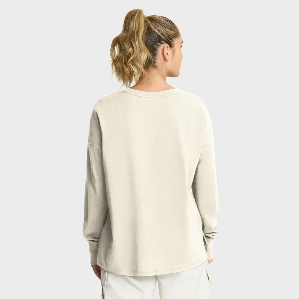Tampa Bay Buccaneers Women's Dove Legacy Long Sleeve T-Shirt - Cream for sale