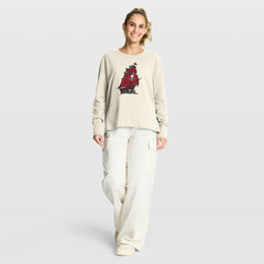 Tampa Bay Buccaneers Women's Dove Legacy Long Sleeve T-Shirt - Cream for sale