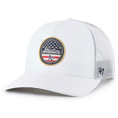 Athletics Homage Adjustable Trucker Hat White