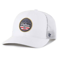 San Diego Padres Homage Adjustable Trucker Hat White