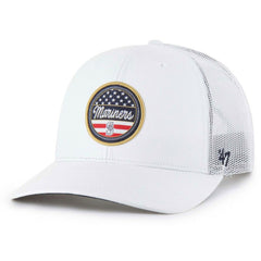 Seattle Mariners Homage Adjustable Trucker Hat White