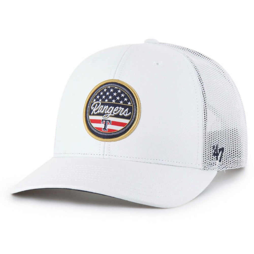 Texas Rangers Homage Adjustable Trucker Hat White
