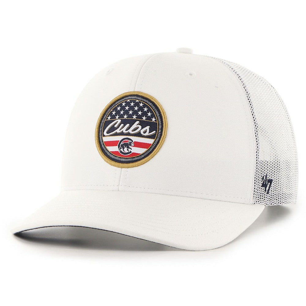 Chicago Cubs Homage Adjustable Trucker Hat White