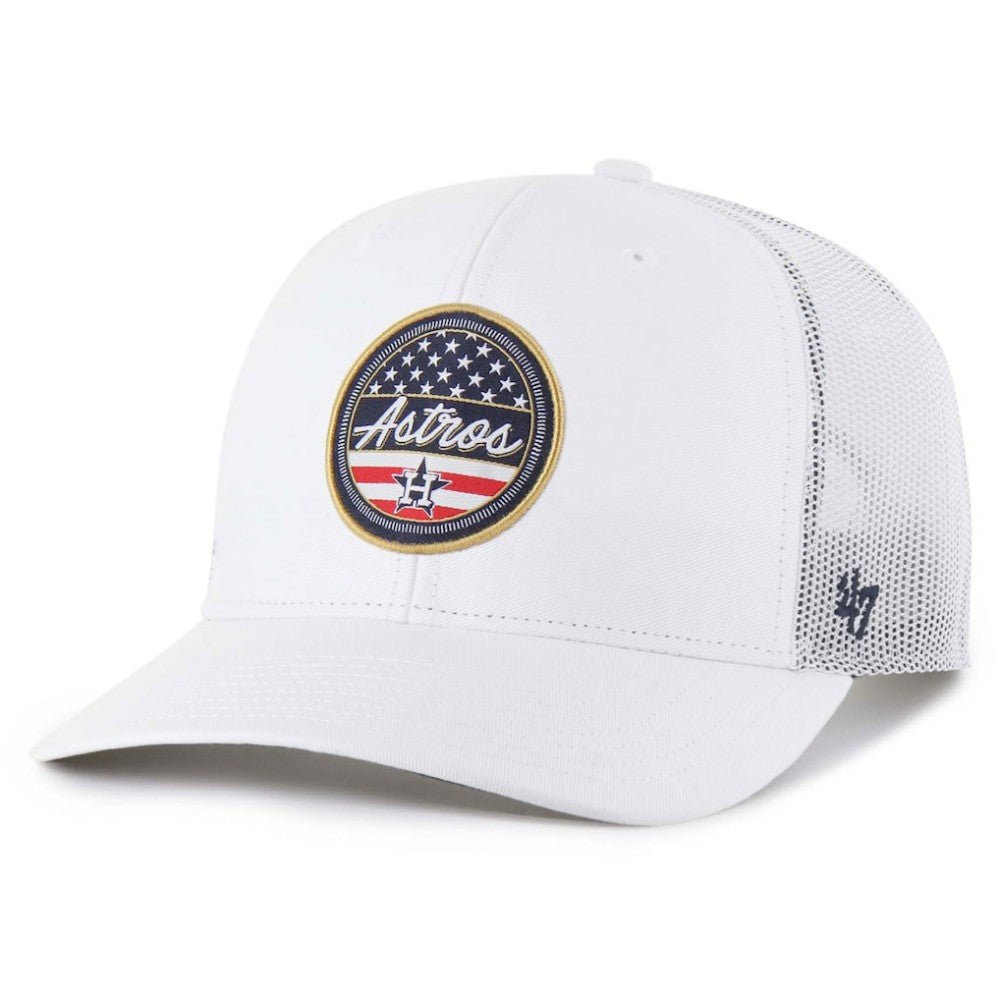 Houston Astros Homage Adjustable Trucker Hat White