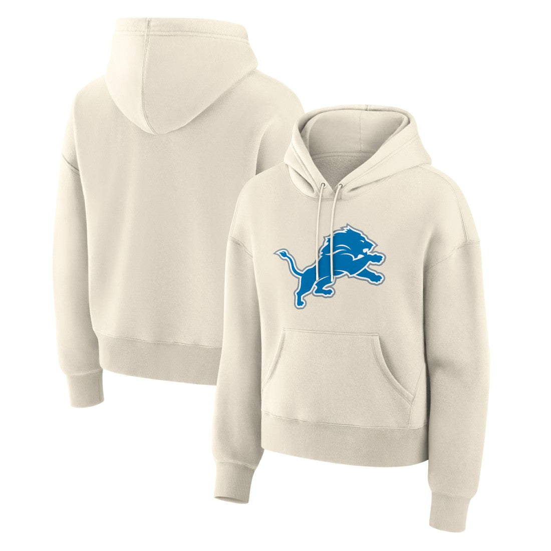 Detroit Lions Women's Dove Legacy Pullover Hoodie - Cream for sale
