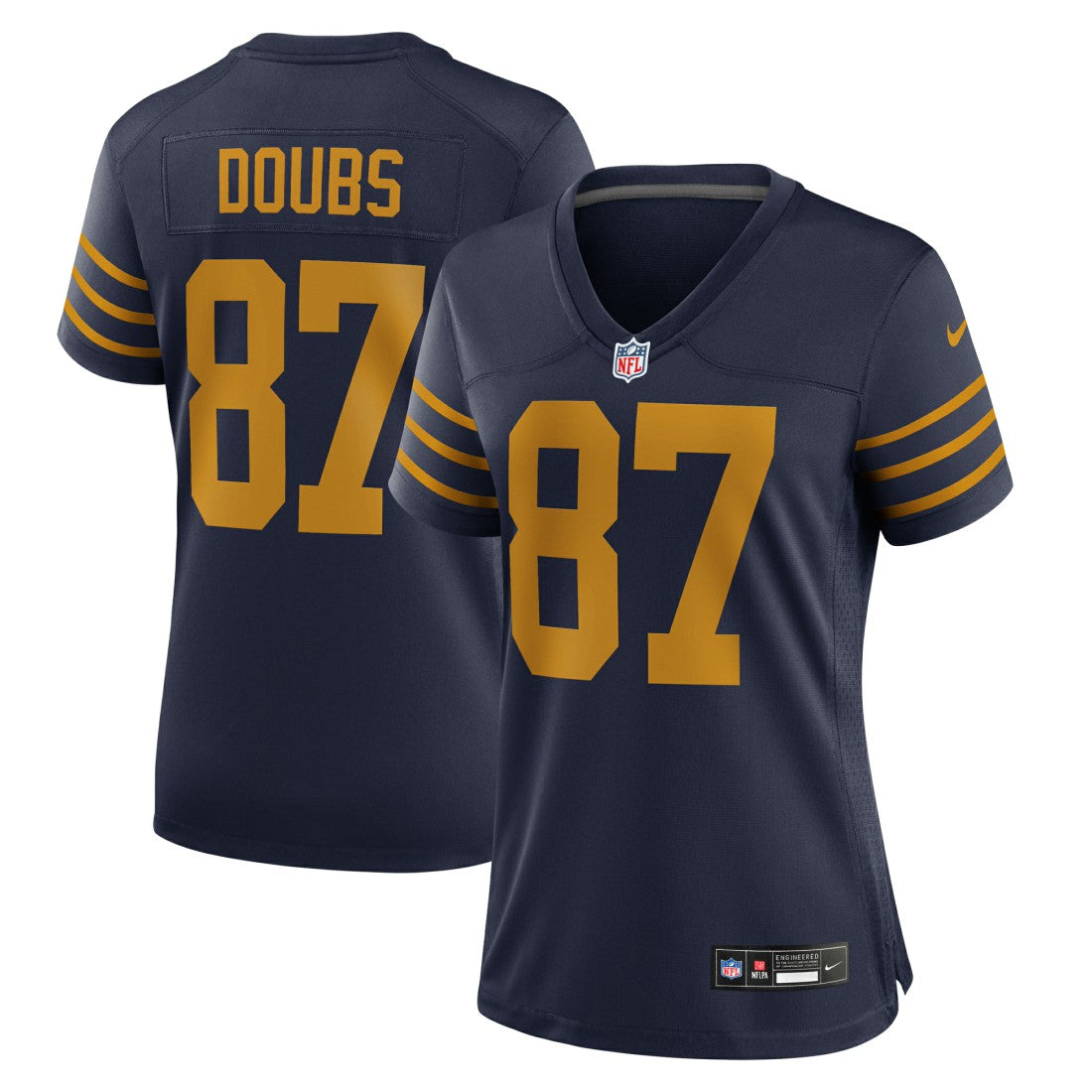 Romeo Doubs Green Bay Packers Women's The 1923 Classic Game Jersey - Navy cheap