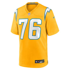 Joe Alt Los Angeles Chargers Alternate Charger Power Game Player Jersey - Gold discount