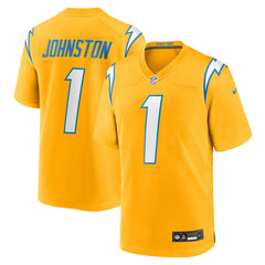 Quentin Johnston Los Angeles Chargers Alternate Charger Power Game Player Jersey - Gold sale