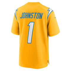 Quentin Johnston Los Angeles Chargers Alternate Charger Power Game Player Jersey - Gold sale