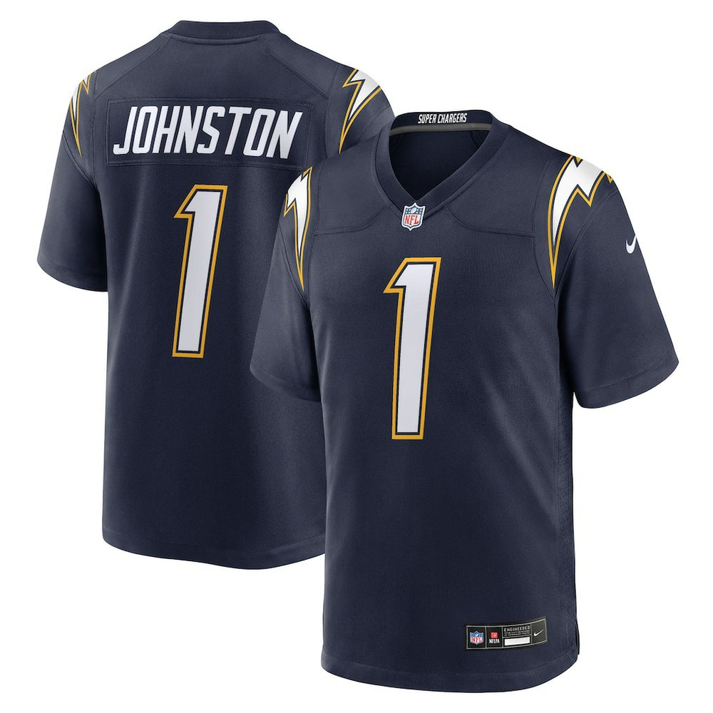 Quentin Johnston Los Angeles Chargers Alternate Super Chargers Game Player Jersey - Navy sale