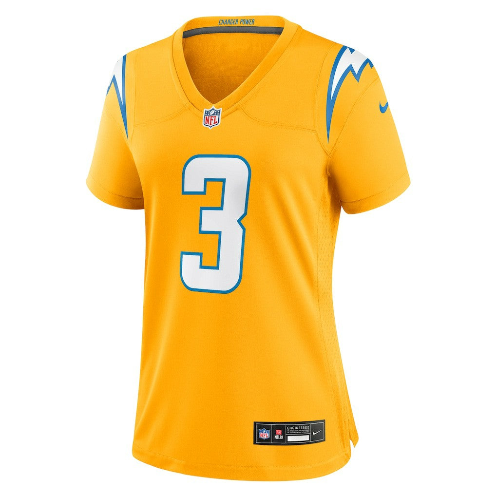 Derwin James Jr. Los Angeles Chargers Women's Alternate Charger Power Game Jersey - Gold outlet