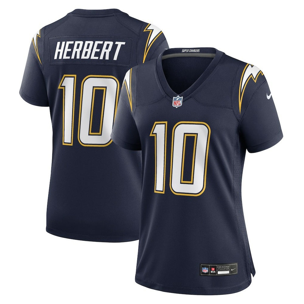 Justin Herbert Los Angeles Chargers Women's Alternate Super Chargers Game Jersey - Navy online