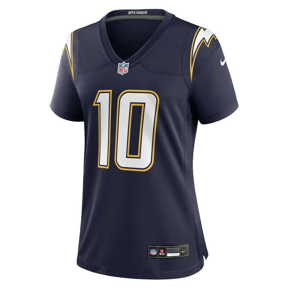 Justin Herbert Los Angeles Chargers Women's Alternate Super Chargers Game Jersey - Navy online