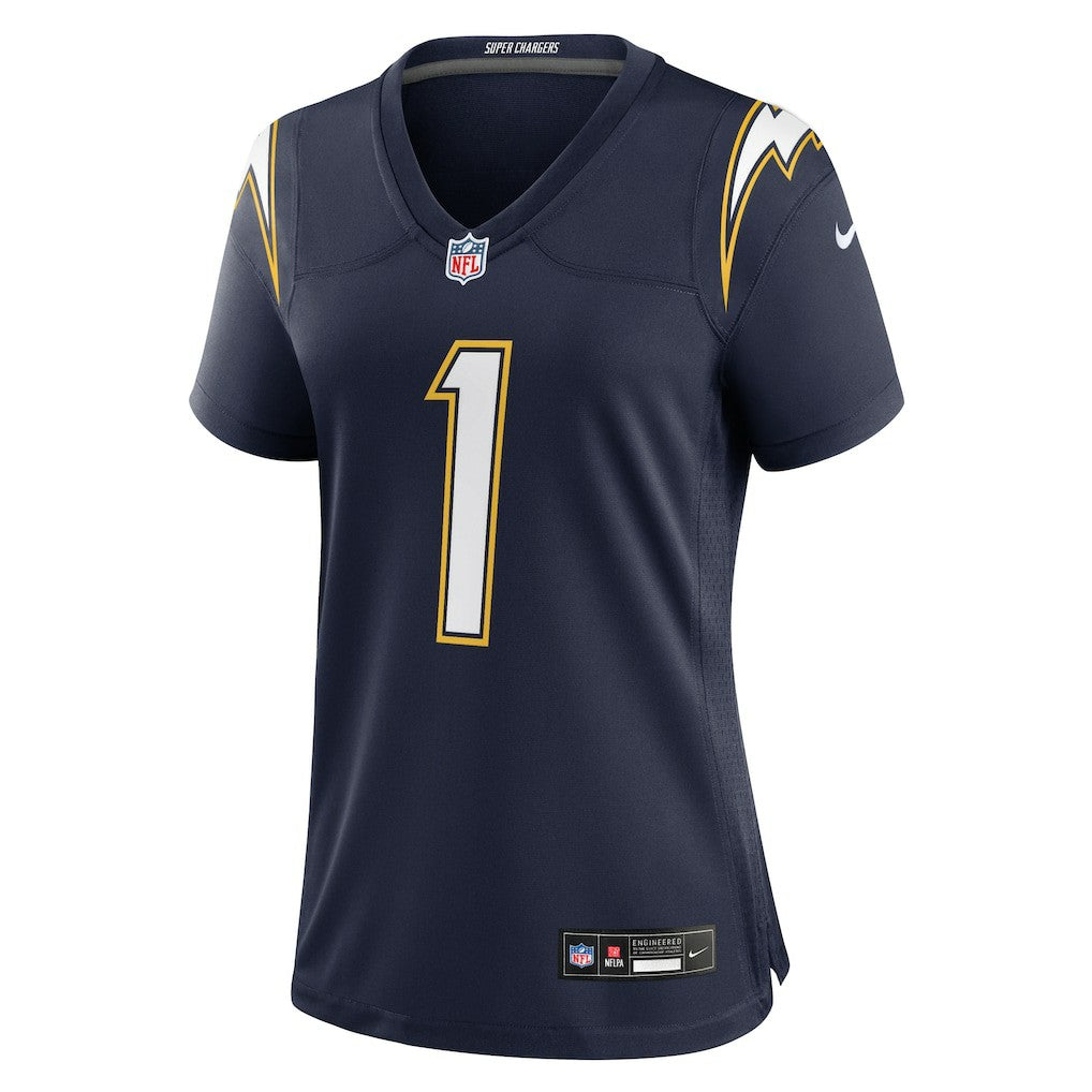 Quentin Johnston Los Angeles Chargers Women's Alternate Super Chargers Game Jersey - Navy outlet