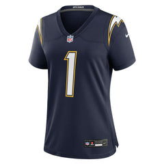 Quentin Johnston Los Angeles Chargers Women's Alternate Super Chargers Game Jersey - Navy outlet