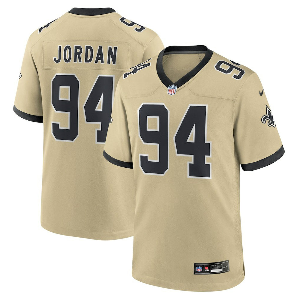 Cameron Jordan New Orleans Saints Gameday Golds Alternate Game Player Jersey - Gold on sale