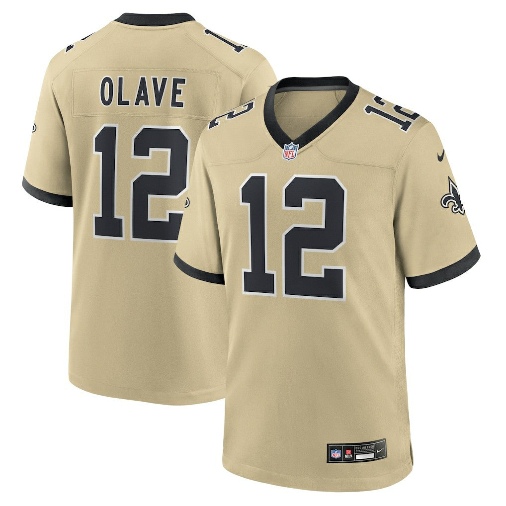 Chris Olave New Orleans Saints Gameday Golds Alternate Game Player Jersey - Gold cheap