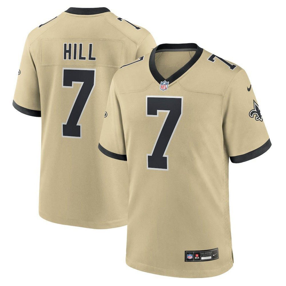 Taysom Hill New Orleans Saints Gameday Golds Alternate Game Player Jersey - Gold outlet