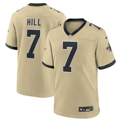 Taysom Hill New Orleans Saints Gameday Golds Alternate Game Player Jersey - Gold outlet