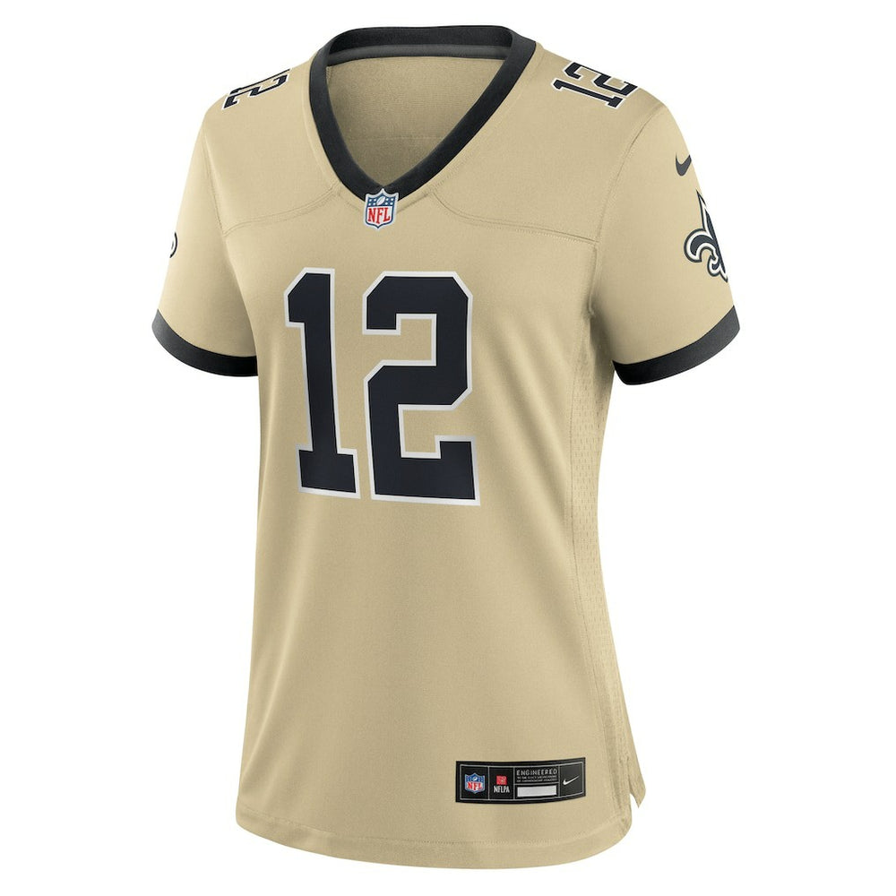 Chris Olave New Orleans Saints Women's Gameday Golds Alternate Game Player Jersey - Gold on sale