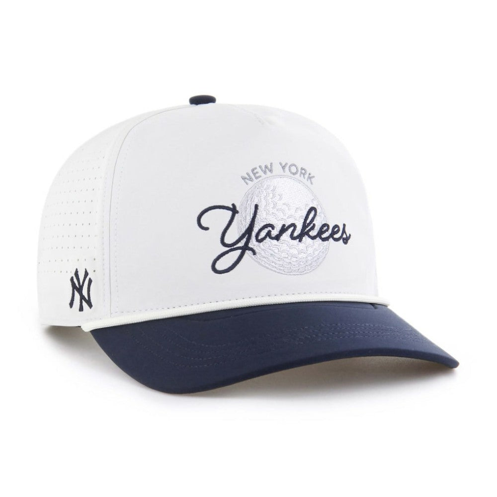 New York Yankees Gimmie Golf Hitch Rope Adjustable Hat White/Navy