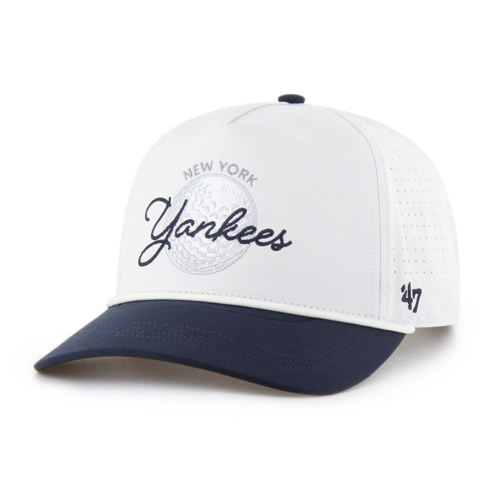 New York Yankees Gimmie Golf Hitch Rope Adjustable Hat White/Navy