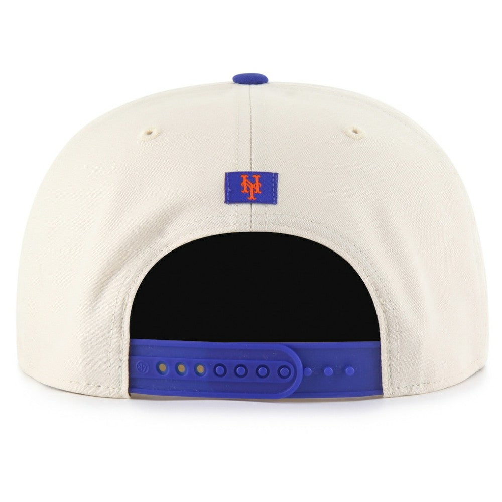 New York Mets Payson Captain Snapback Hat Natural