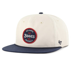 Atlanta Braves Payson Captain Adjustable Hat Natural