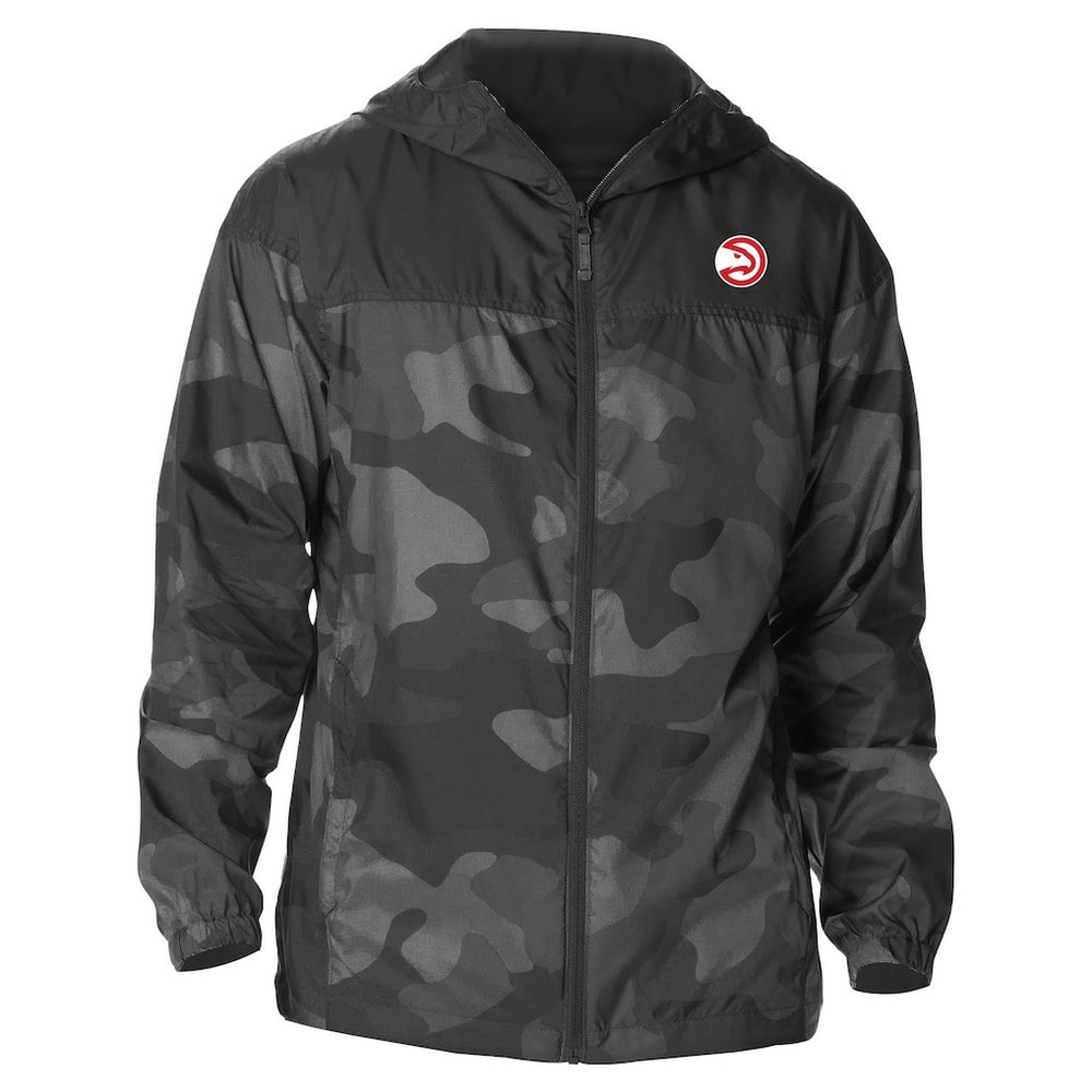 Atlanta Hawks Camo Flash Challenger Windbreaker Full-Zip Jacket - Black online