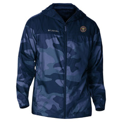 Denver Nuggets Camo Flash Challenger Windbreaker Full-Zip Jacket sale - Navy online