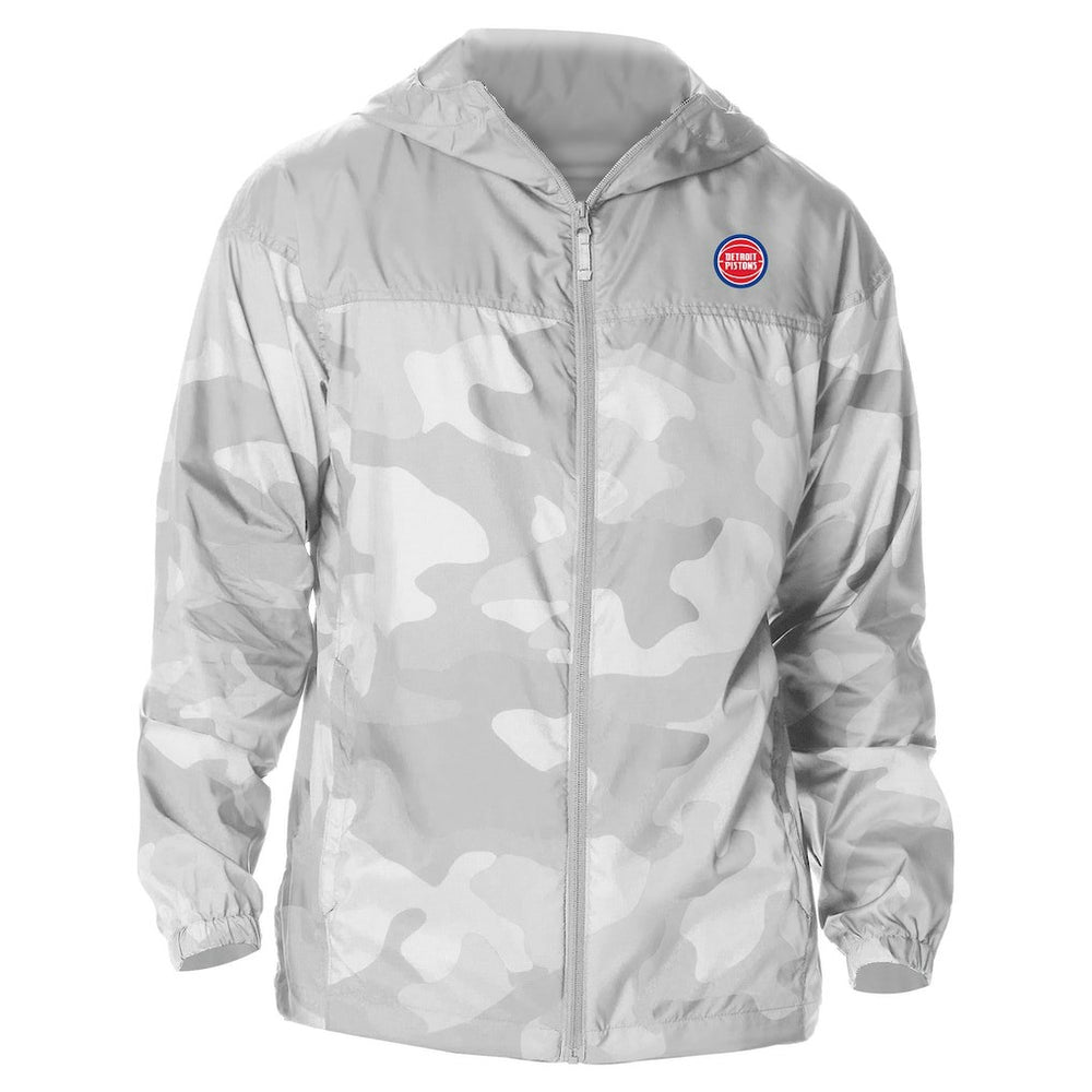 Detroit Pistons Camo Flash Challenger Windbreaker Full-Zip Jacket sale - Gray outlet