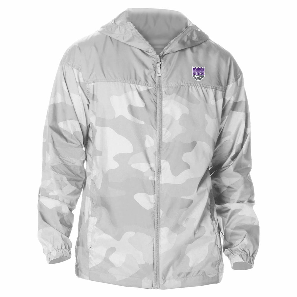 Sacramento Kings Camo Flash Challenger Windbreaker Full-Zip Jacket - Gray cheap