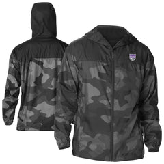 Sacramento Kings Camo Flash Challenger Windbreaker Full-Zip Jacket - Black on sale