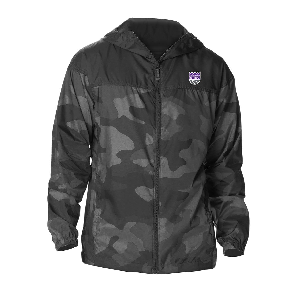 Sacramento Kings Camo Flash Challenger Windbreaker Full-Zip Jacket - Black on sale