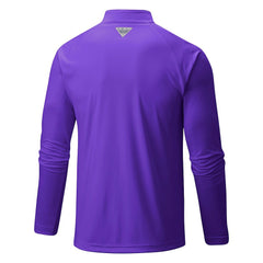 Charlotte Hornets Terminal Tackle Raglan Omni-Shade Quarter-Zip Jacket - Purple sale