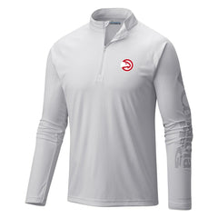 Atlanta Hawks Terminal Tackle Raglan Omni-Shade Quarter-Zip Jacket - White outlet