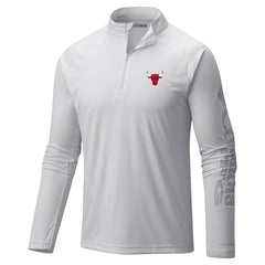 Chicago Bulls Terminal Tackle Raglan Omni-Shade Quarter-Zip Jacket - White online