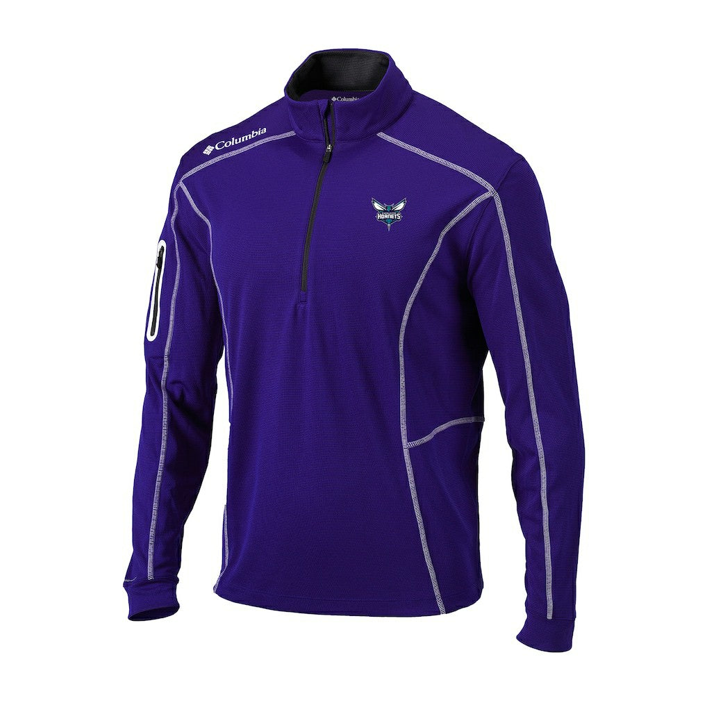 Charlotte Hornets Omni-Wick Shotgun Quarter-Zip Pullover - Purple for sale