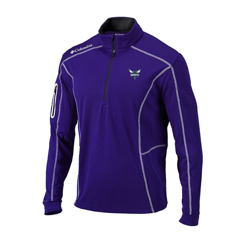 Charlotte Hornets Omni-Wick Shotgun Quarter-Zip Pullover - Purple for sale